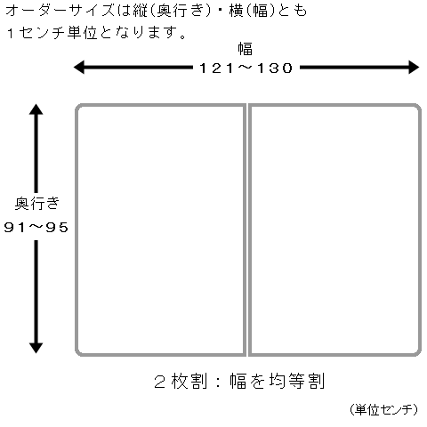 風呂ふた オーダー カット 組合せ Ag銀イオン サイズオーダー （奥行き91〜95×幅121〜130センチ）（2枚割） 保温 軽い 抗菌 防臭！パネルタイプ1センチ単位作れる。 エイジーメイク風呂蓋 お風呂フタ ふろふた