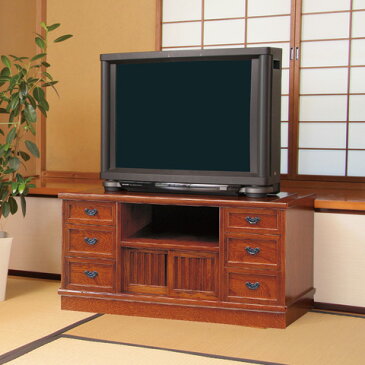 AI-4130 秋草103号テレビ台 民芸家具 民芸箪笥 民芸 家具 チェスト キャビネット タンス 箪笥 たんす 衣類 服 洋服 小物 収納 リビング 和風 和