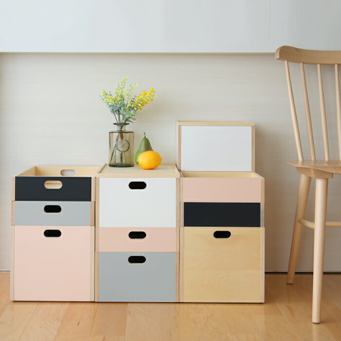 【レビュー特典】 モヘイム 『 LINDEN BOX half S ( リンデンボックスハーフS ) 』 雑貨 ハーフサイズ 収納ボックス 収納BOX 整理ボックス 整理 収納 箱 ボックス フタ （別売り） 木製 木箱 北欧 ナチュラル インテリア おしゃれ 日本製 MOHEIM 2