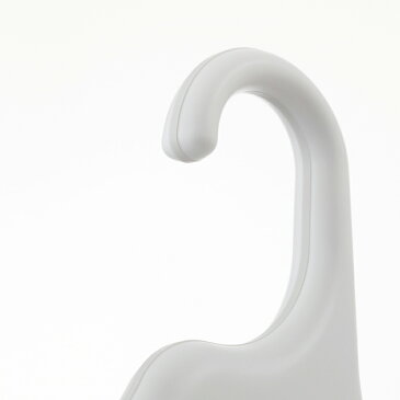 ライクイット 『 滑り止めがついた衣類ハンガー 37cm (単品) 』 like-it シャツ Tシャツ ニット トップス ボトムス ハンガー クローゼットハンガー 洗濯ハンガー コートハンガー パンツハンガー スーツ セットアップ 滑らない Midline ミッドライン ホワイト 白 シンプル