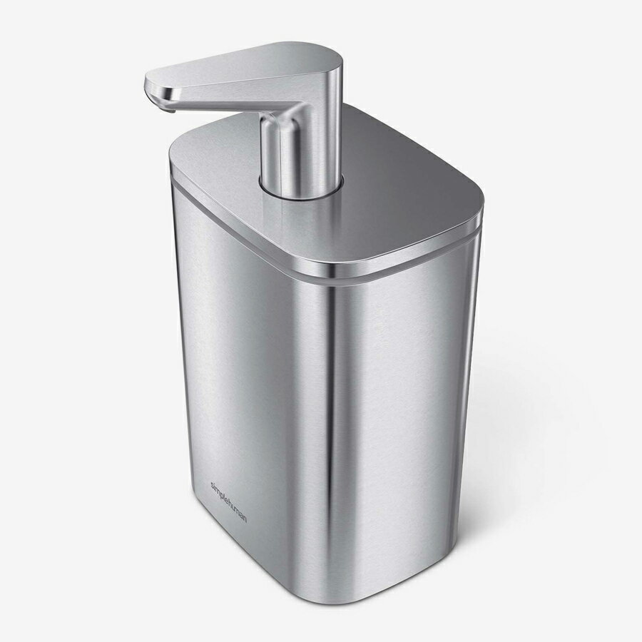 【正規品】【正規販売店】 simplehuman シンプルヒューマン 「パルスポンプ 473ml」 KT1188 プッシュソープディスペンサー ボトル リキッド 液体 石鹸 石けん 洗剤 手動式 プッシュ式 詰め替え 清潔 キッチン デザイン シンプル おしゃれ 雑貨 2