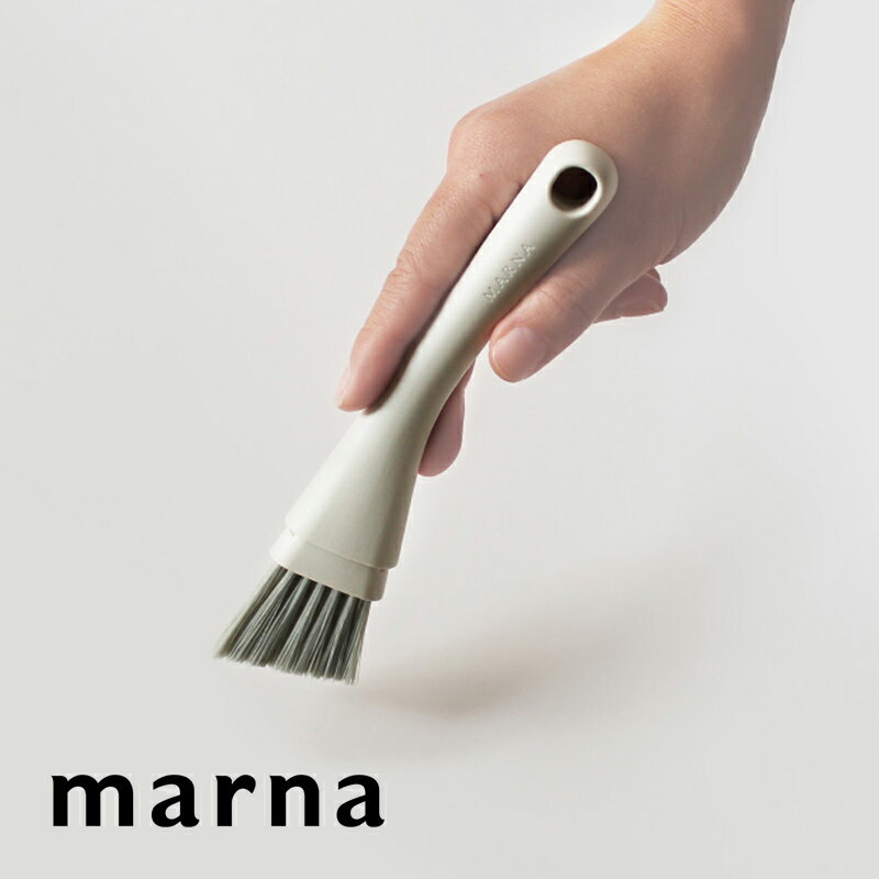 楽天SS&4倍日｜『 マーナ サッシブラシ 』 ブラシ サッシ ヘラ付 窓 掃除ブラシ レール リビング 掃き..