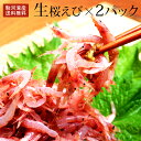 生桜エビ 《駿河湾産生桜えび120g》〈60g×2パック〉静岡特産 静岡 ヒルナンデス 父の日 母の日 日本酒 桜えび さくらえび 生桜海老 お取り寄せ お歳暮 ギフト おつまみ 駿河湾産 超貴重な桜海老 【無料ギフト包装・のし】