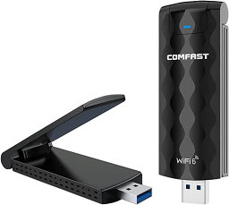 OKN WiFi 6 無線LAN 子機 AX1800 USB 3.0 11ax/ac/n/a/g/b 無線LAN子機 WiFi 6 アダプター Windows11/10/7 対応