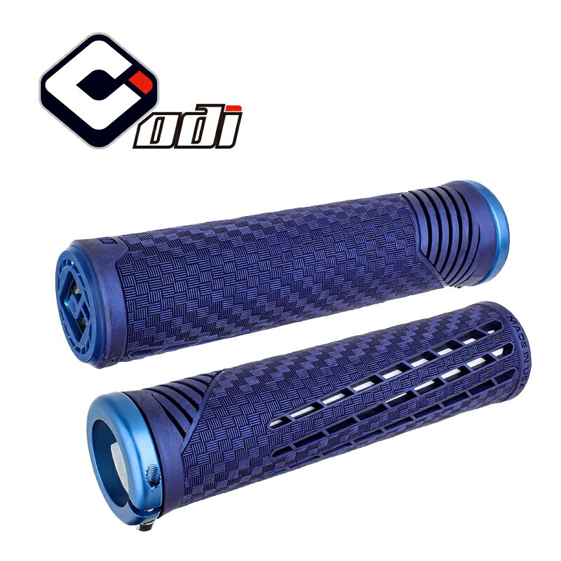 国内正規品 オーディーアイ odi CF V2.1 ロックオングリップ CF V2.1 LOCK-ON GRIP サファイア/ブルー F35CFSU-U お取り寄せ◆
