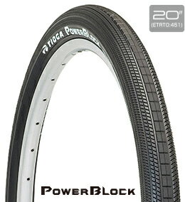 乐天商城 - 国内正規品 パワーブロック 20×1-1/8 POWER BLOCK 20X1-1/8 タイオガ TIOGA 20インチ用タイヤ（451） TIR19203 お取り寄せ ○△2◆