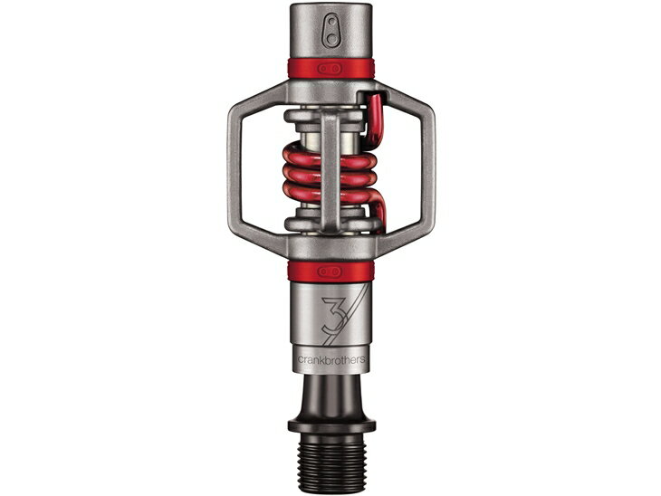 Binding Pedal - 国内正規品 エッグビーター3 ペダル シルバー/レッド V2 eggbeater3 クランクブラザーズ CRANK BROTHERS RW574601 お取り寄せ◆