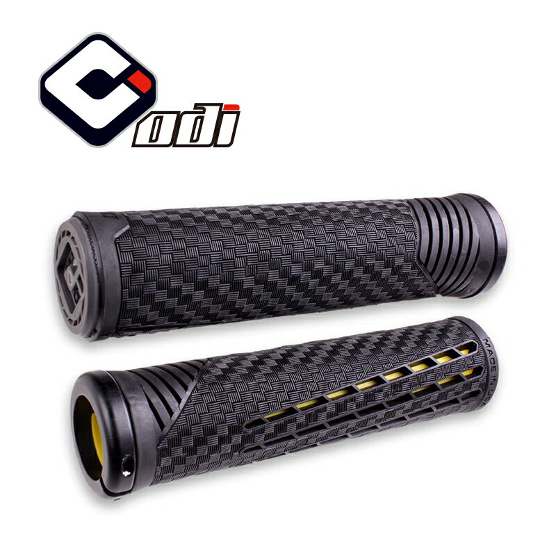 Mountain Bikes - 国内正規品 沖縄・離島配送不可【80】オーディーアイ odi CF V2.1 ロックオングリップ CF V2.1 LOCK-ON GRIP ブラック/イエロー F35CFBY-B お取り寄せ◆