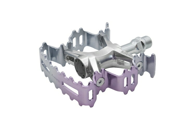Other - 国内正規品 Aurora オーロラ パープル/シルバー MKS 三ヶ島 ペダル MKS4560369006717 お取り寄せ◆