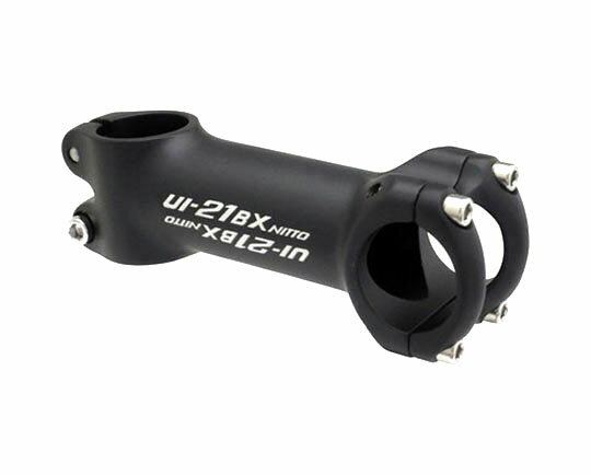 国内正規品 沖縄・離島配送不可【80】NITTO 日東 UI-21BX ブラック アヘッドステム ステム長110mm バークランプ径31.8mm ステム角82度 NIT4582350841473 お取り寄せ◆