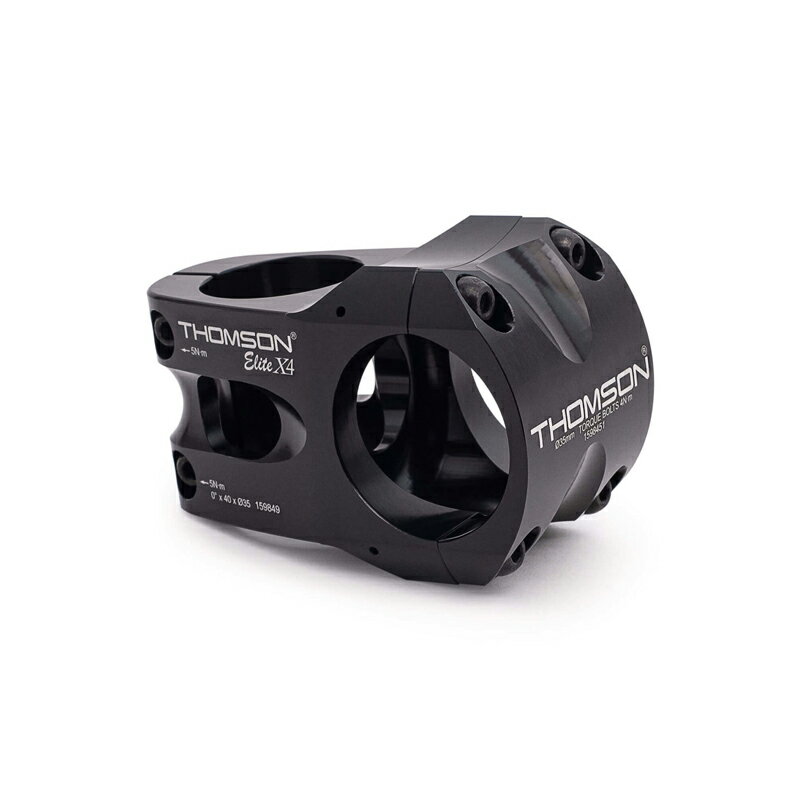 国内正規品 ELITE 35mm X4 STEM ステム長40mm ステム角0度 バークランプ径35.0mm ブラック エリート 35mm X4ステム THOMSON トムソン SM-E177-BK お取り寄せ◆