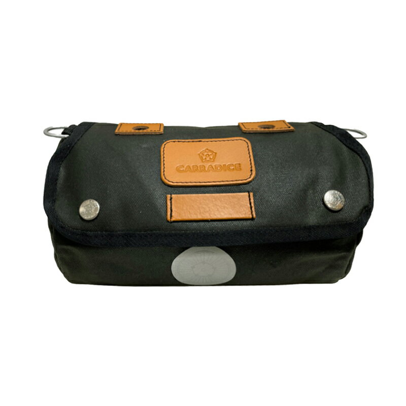 国内正規品 CARRADICE キャラダイス Zip Roll Wide Loop 3L ジップロール ワイドループ 3L グリーン/ハニー ハンドルバーバッグ フロントバッグ サドルバッグ ZRMGH-W お取り寄せ◆