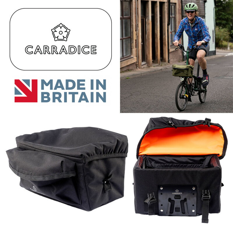 乐天商城 - 国内正規品 CARRADICE キャラダイス BROMPTON BOX 5L ブロンプトンボックス 5L ブラック フロントバッグ BROMPTON ブロンプトン C11BAG08001 お取り寄せ