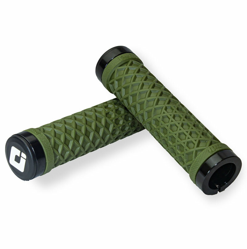 国内正規品 オーディーアイ odi VANS ロックオングリップ LOCK-ON GRIP アーミーグリーン/ブラック D30VNAG-B お取り寄せ