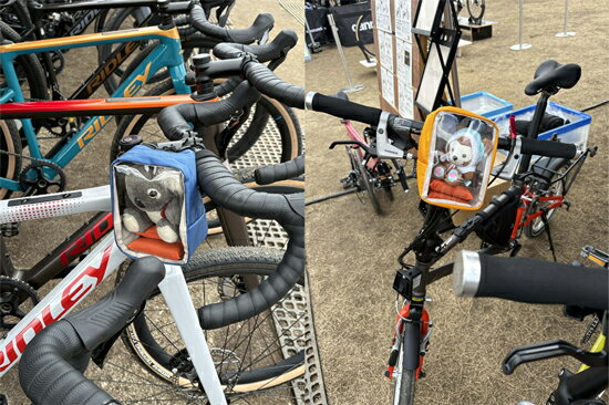 受注生産 【ぬい活×サイクリング】 オーストリッチ ぬい活バッグ Sサイズ Mサイズ ...