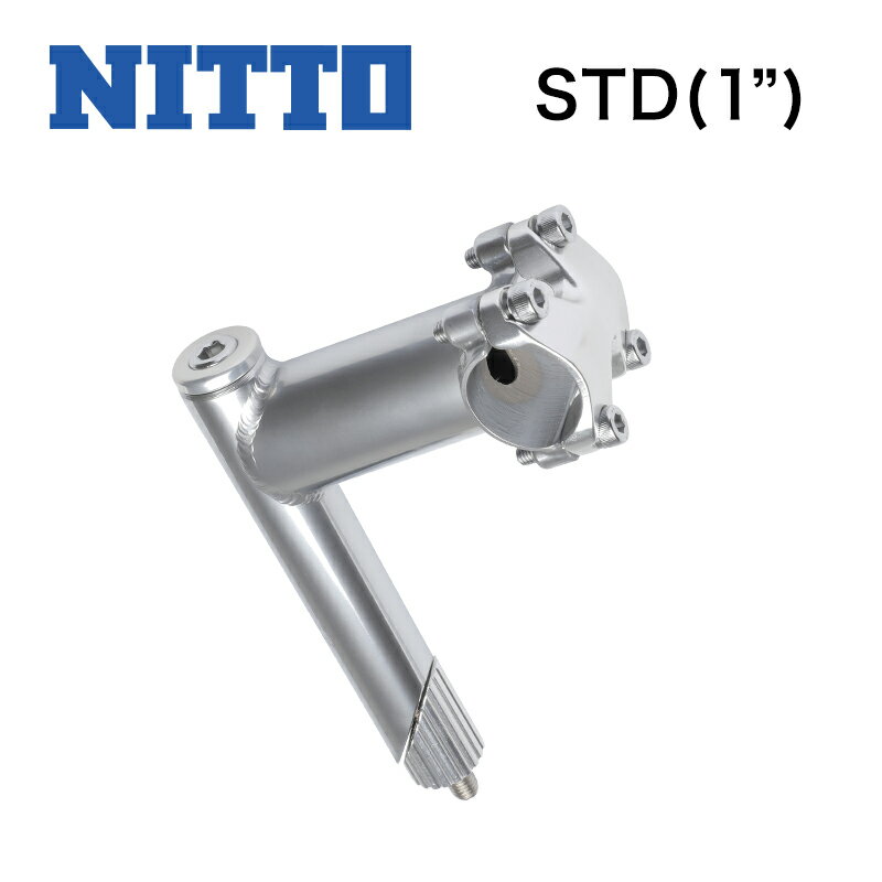 国内正規品 NITTO 日東 MT-54S シルバー スレッドステム ステム長110mm バークランプ径25.4mm コラム径22.2mm NIT4580575300683 お取り寄せ