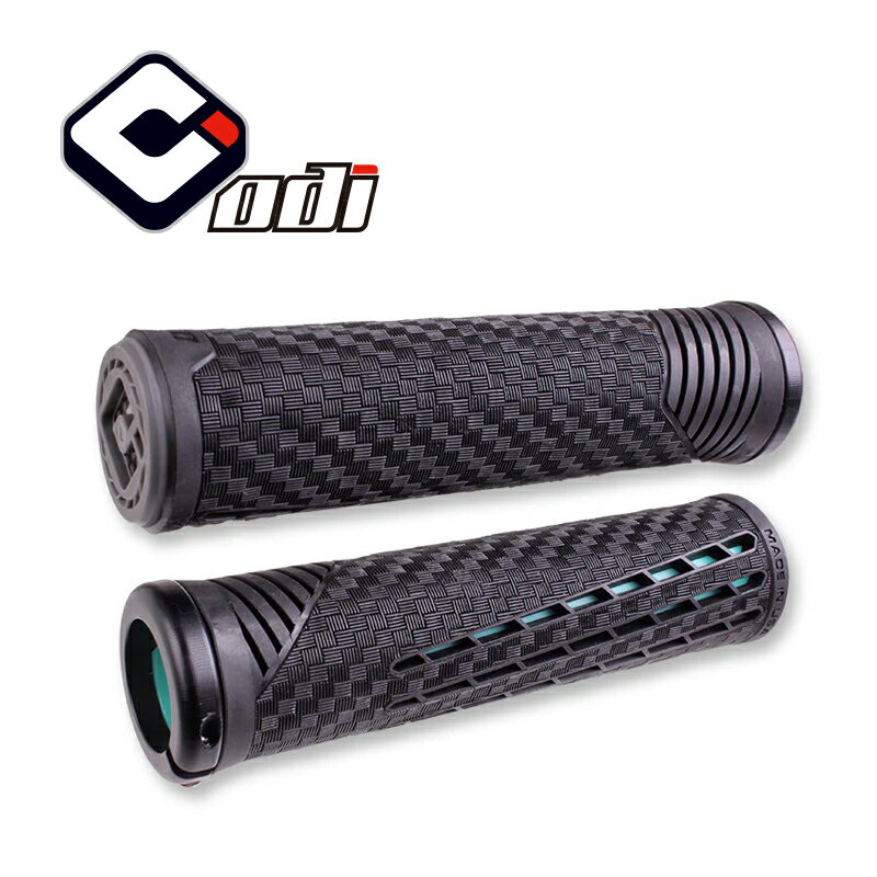 Mountain Bikes - 国内正規品 沖縄・離島配送不可【80】オーディーアイ odi CF V2.1 ロックオングリップ CF V2.1 LOCK-ON GRIP ブラック/ミント F35CFBM-B お取り寄せ