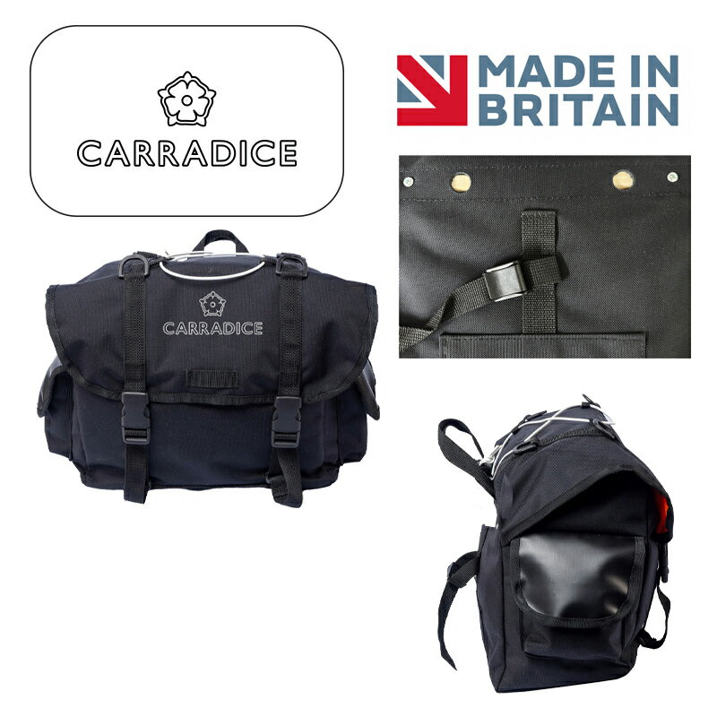 乐天商城 - 国内正規品 オデッセイ サドルバッグ 26L ODYSSEY SADDLEBAG 26L キャラダイス CARRADICE アドベンチャーシリーズ C11BAG06501 お取り寄せ