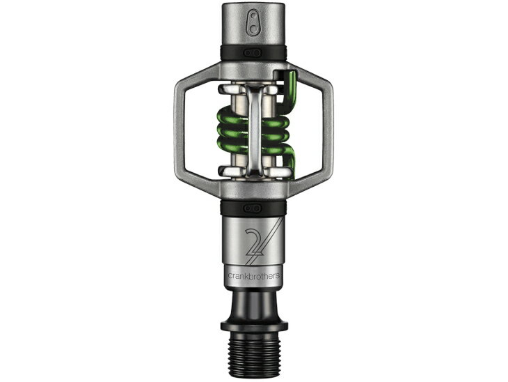 乐天商城 - 国内正規品 エッグビーター2 ペダル シルバー/グリーン V2 eggbeater2 クランクブラザーズ CRANK BROTHERS RW574605 お取り寄せ