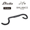 国内正規品 Dixna ディズナ ジェイフィットバランス S(370/470mm) マットブラック ドロップハンドル バー クランプ径31.8mm D11HDL...