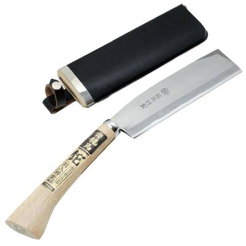 沖縄・離島配送不可【80】藤原産業 梅鉢龍馬 鞘入腰鉈 双刃 195MM お取り寄せ