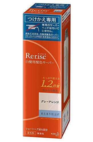 リライズ 白髪染め グレーアレンジ 自然なグレー まとまり仕上げ 男女兼用 つけかえ用 190g