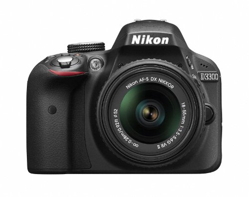 nikon Nikon デジタル一眼レフカメラ D3300 18-55 VR IIレンズキット ブラック D3300LKBK