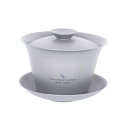Boundless Voyage チタン 蓋碗 満水200ml ダブルウォール茶碗 耐熱 保温 中国茶器 超軽量 錆びない お家 事務所 旅行用 携帯用茶器 ア...