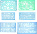 アーティスト・英数字レター テンプレートセット 【アーティスト2枚、英数字レター4枚】