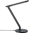 ヤザワコーポレーション 調光機能付き LEDスタンドライト 7W 明るさ300ルーメン ブラック SDLE07N12BK