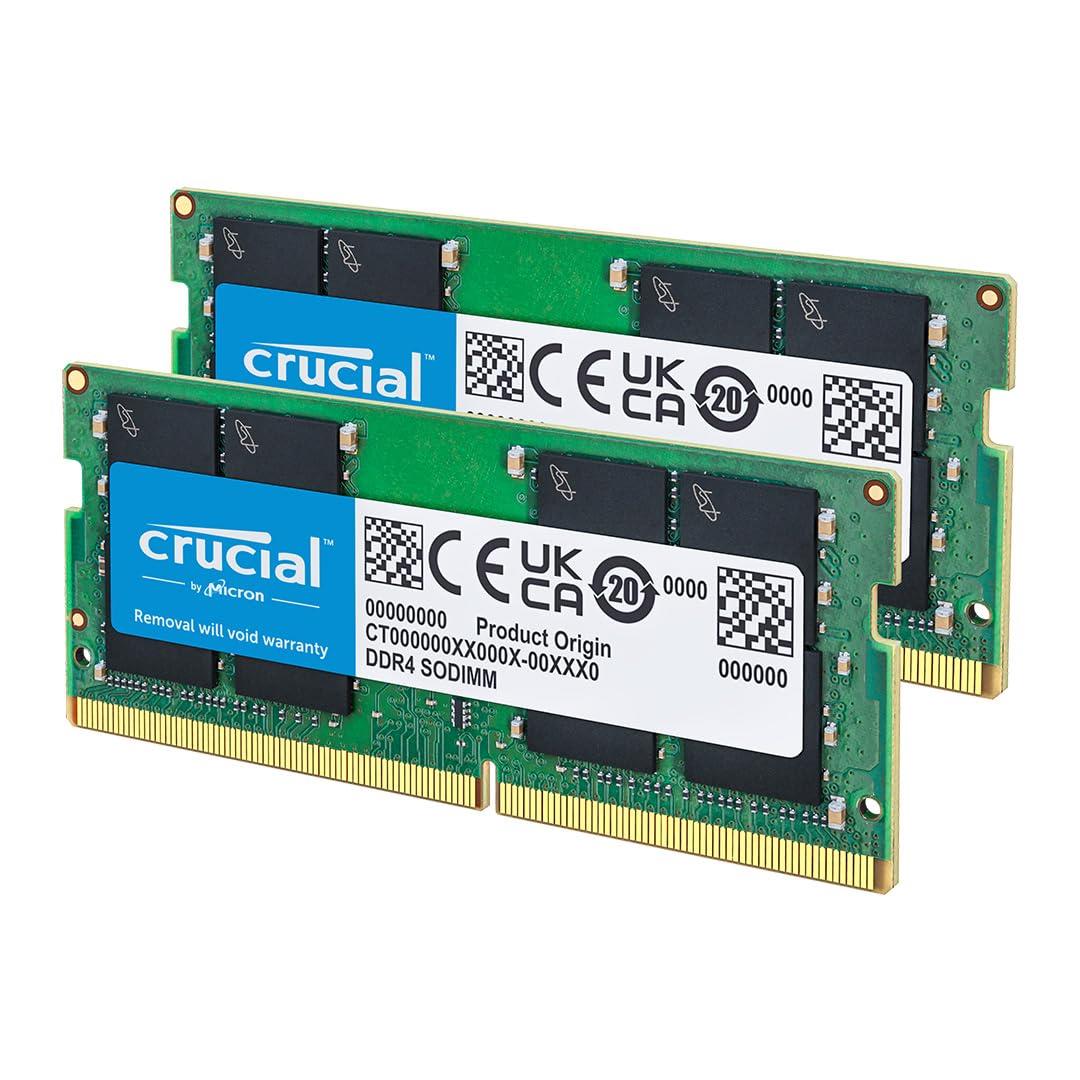 Crucial ノートPC用増設メモリ 64GB (32GBx2枚) DDR4 3200MT/s(PC4-25600) CL22 SODIMM 260pin CT2K32G4SFD832A