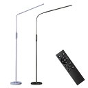 フロアライト led おしゃれ 調光 調色 スタンドライト フロアスタンド 北欧 led リモコン付き角度調節 自由自在 360度調整 床置き 置き型 間接照明 スリム 省スペース 省エネ 寝室 リビング ダイニング ホテルライク ベッドサイド フロアランプ (ホワイト)