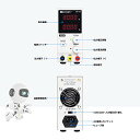 Longwei スイッチング電源 可変直流安定化電源 DC 30V 10A 300W低雑音直流電源 電圧＆電流安定電源 スイッチング式 自動切替 高精度 自動温度制御冷却ファン 軽量 ミニ 実験 研究 DIY バッテリー充電 エイジング(日本プラグ電源線) 2