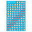 ȥ ۤӥ  800 Trend superShapes Stickers Super Snow Friends T-46065