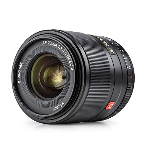 VILTROX 単焦点レンズ AF 23mm F1.4 STM F1.4大口径 瞳AF ソニーEマウント交換レンズAPS-Cサイズ 軽量 柔らかいボケ味 APS-C/フルサイズカメラ適用A5100/A6100/A6300/A6400/6500/6600/a7/a7R/a7/a7R/a7/a7R/a7S/a7R/a9