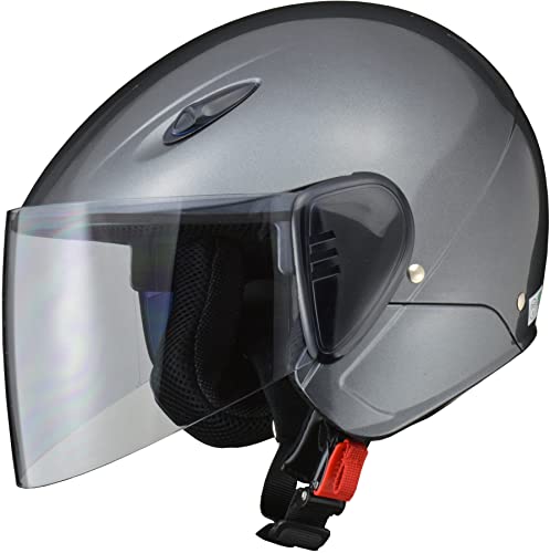 バイクヘルメット セミジェット SERIO RE-351 ガンメタリック LLサイズ (61-62cm未満)