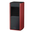 アイリスオーヤマ ヒーター セラミックファンヒーター 大風量 600/1000W/1200W 3段階温度調整 転倒オフ機能 速暖 小型 コンパクト スリム コンパクト CH-12TDS1-R レッド