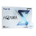 ホンマ ゴルフ ボール TW-X TW-S 2024年モデル 1ダース 12球入り ホワイト イエロー 3ピース ツアー系 スピン 飛距離 ディスタンス ソフト...