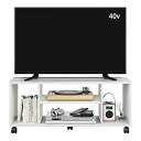 テレビ台 テレビラック テレビボード ローボード キャスター付き 移動便利 40インチまで対応 コーナー 幅90cm コンパクト 省スペース型 簡単組立 ホワイ...
