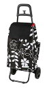 cocoro コ・コロ レップ(Rep) Cocoro(コ・コロ) ショッピングカート フラワー カートセット ブラック 40L 荷物フック 花柄 折り畳み式 ポケット収納 保冷 保温 エコバッグ 買い物 おしゃれ 可愛い シンプル 便利 コンパクト 軽量 キャンプ 運動会 花見 544921