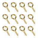 ネジヒートン 5*10mm 200個セット ゴールド ヒートン ネジ フック アクセサリー パーツ 金具 セット uvレジン DIY ハンドメイド クラフト 手芸用品 (ゴールド, 5*10mm)