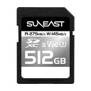 SUNEAST SDXCカード UHS-II V60 U3 4K UHD ULTIMATE PRO プロフェッショナル メモリーカード (V60 silver, 512GB)