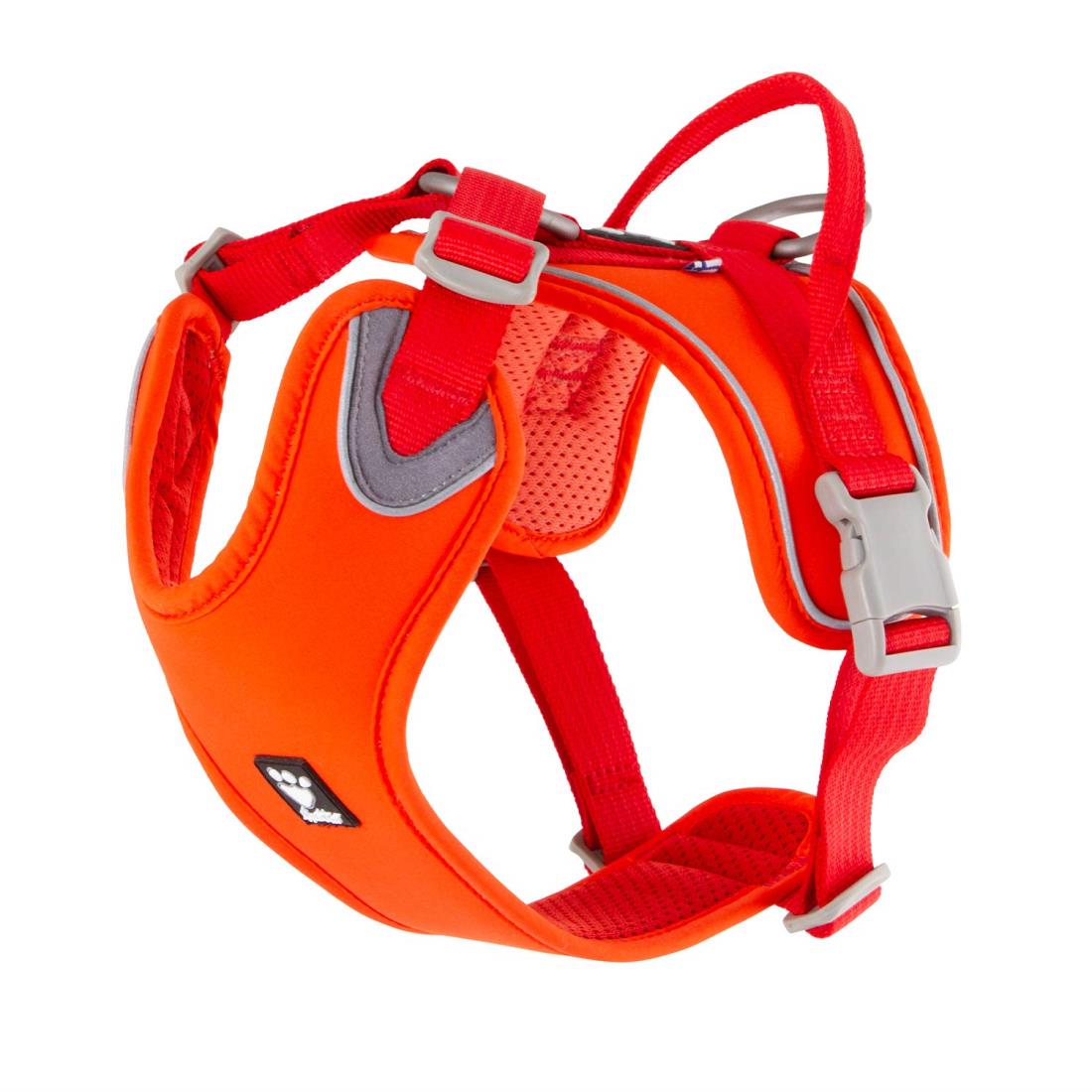 フルッタ (Hurtta)ウォーリアハーネス エコ・レッド 40-45cm