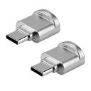 USB Type C USB-C - Micro SD SDXC TFカードリーダーアダプター ノートパソコン携帯電話用 2個セット(2)