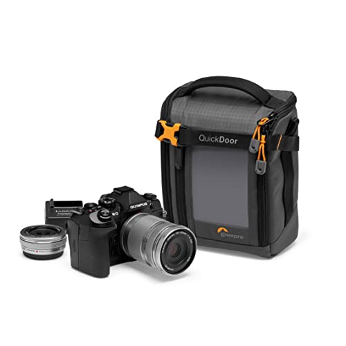 Lowepro ボックス型ポーチ インナーバッグ ギアアップ クリエーターボックス M II GRL サステナブル素材採用グリーンラインシリーズ 標準ズームレンズ付ミラーレスカメラ 交換レンズ1本収納 1.9L LP37347-GRL