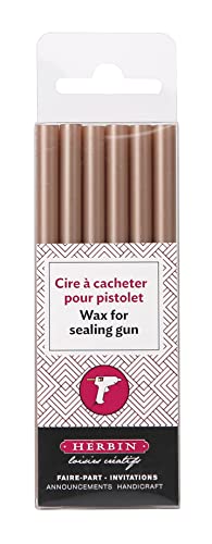 エルバン シーリング スタンプ ワックス ガン用 6本入り(約30回分) 封ろう用 フランス製 ローズゴールド HERBIN hb35803
