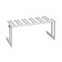 Belca キッチン収納 そのままin シンク下フリーラック1段 伸縮タイプ 幅50~75×奥行30.3×高さ30.9cm ホワイト 日本製 MT1-EX