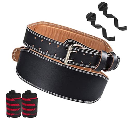 パワーベルト リフティングベルト トレーニング べルト ウエイトベルト 筋トレ べルト ベルト 筋トレ リストストラップ 3点セット 懸垂 レバーアクション デ...