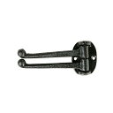 ダルトン(Dulton) アイアンパーツ 2スウィングウォールフック アンティークブラック 高さ57×幅42×奥行125mm 2 SWING WALL HOOK A.BLK S255-89ABK