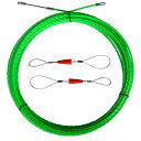 ロッド径 4.5mm 20m 通線ワイヤー スチールワイヤー 配線 通線工具 入線専用ワイヤー (20mグリーン)